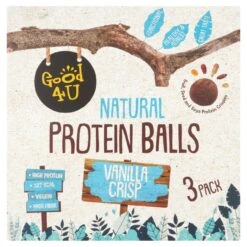 Good4U Protein Balls Vanilla Crisp Multipack 3 X 40g(Good4u Protein Balls Vanilla Crisp Multipack 3 X 40g)