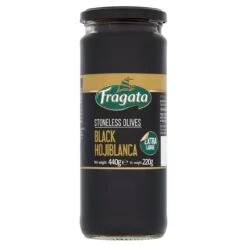Fragata Pitted Black Olives 440g(Fragata Pitted Black Olives 440g)