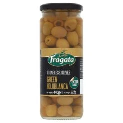 Fragata Pitted Green Olives 440g(Fragata Pitted Green Olives 440g)