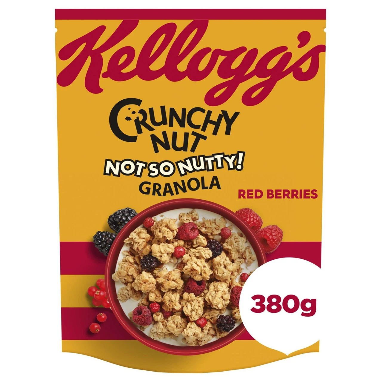 Kellogg's Crunchy Nut Not So Nutty Red Berries Granola 380g(Kelloggs Crunchy Nut Not So Nutty Red Berries Granola 380g) 1 Kellogg's Crunchy Nut Not So Nutty Red Berries Granola 380g(Kelloggs Crunchy Nut Not So Nutty Red Berries Granola 380g)