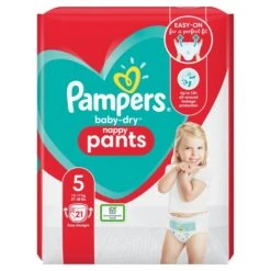 Pampers® Pampers Baby Dry Pants Size 5 Essential Pack 21 Per Pack(Pampers Active Fit Size 5 Carry Pack 21 Per Pack)