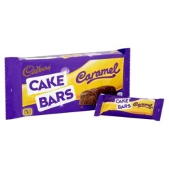 Cadbury Caramel Cake Bars 5 Per Pack(Cadbury Caramel Cake Bars 5 Pack 150g)